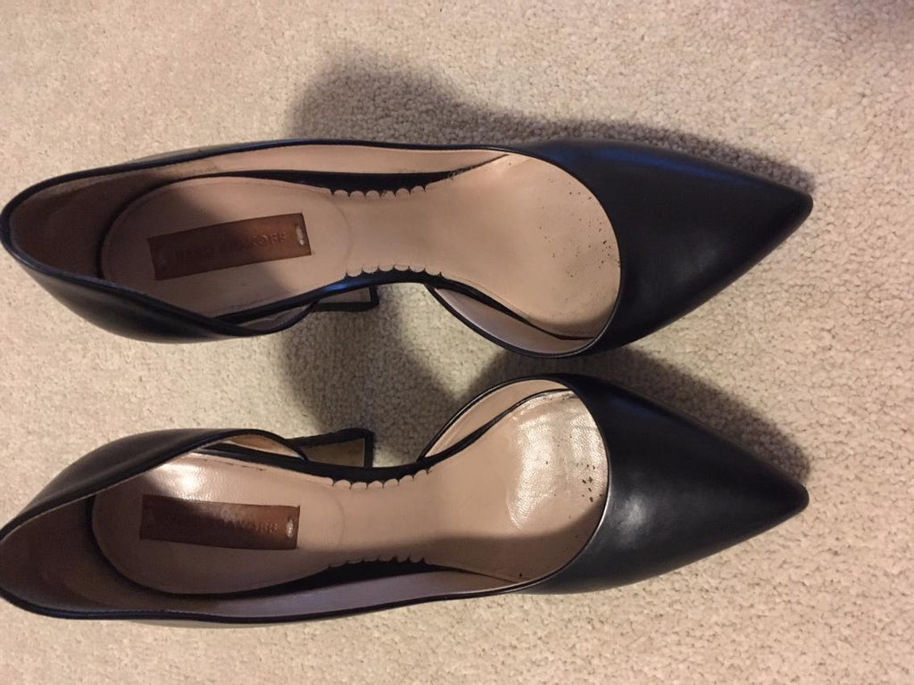 Reed Krakoff black pumps with mock python Heels