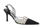 Crystal Embellished Slingback Sandals