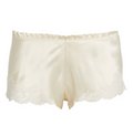 Carine Gilson Calais-Caudry Lace-Trim Silk shorts