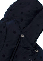 Jacadi Navy Polka Dot Baby Suit