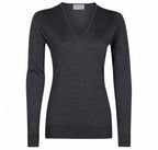 Charcoal Fine Knit Merino Wool Sweater