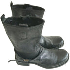 Neil Barrett black mens leather boots
