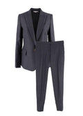 Stella McCartney Charcoal Grey  Single Breasted Wool Blazer and Trouser Suit