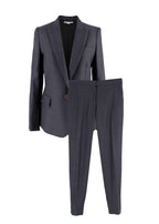 Stella McCartney Charcoal Grey  Single Breasted Wool Blazer and Trouser Suit