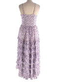 Rococo Sand Purple Leopard Print Avana Midi Dress