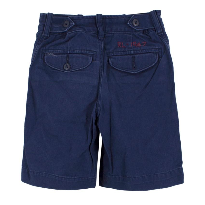 Polo by Ralph Lauren Boys Navy Cotton Shorts