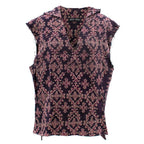 Baja East Cotton Pattern Hooded Top
