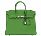 Togo Vert Yucca 25cms Birkin Gold Hardware