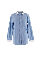 Blue & White Striped Shirt