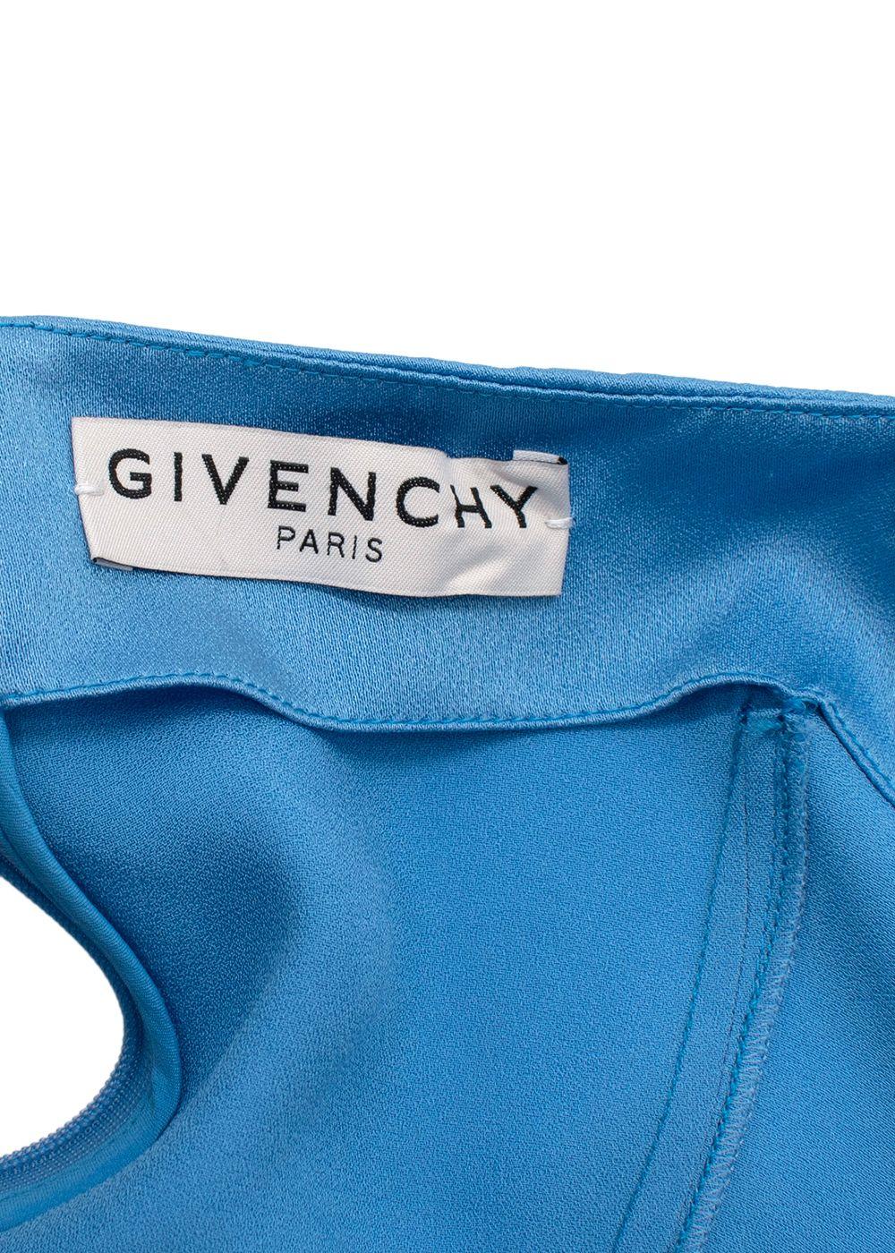 Givenchy Blue Strap Midi Dress