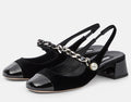 Miu Miu Black Slingback Pumps