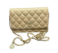 Chanel Beige Quilted WOC