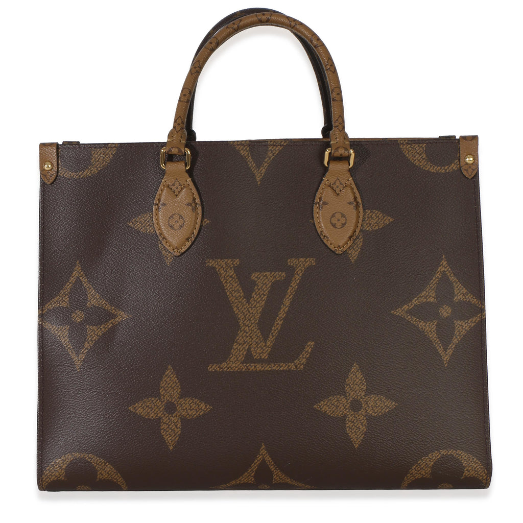 Louis Vuitton Coated Canvas Monogram Reverse  Onthego MM
