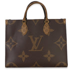 Louis Vuitton Coated Canvas Monogram Reverse  Onthego MM