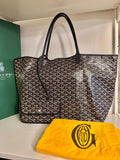 Coated Canvas Black St Louis GM tote bag