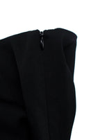 Galvan Black High Waisted Flared Trousers