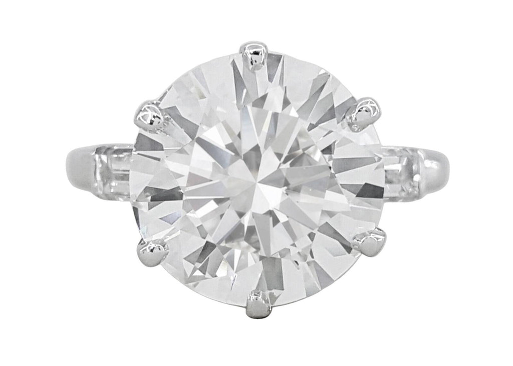 Verde 4.5ct IGI Certified Lab-grown Round Cut Diamond Ring