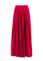 Christian Dior Pink Pleated  Silk Midi Skirt