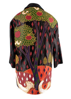 Red Valentino Black Embroidered Leather Jacket