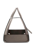 Giorgio Armani Azul Leather Open Storage Bag