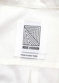 Rosie Assoulin White Obi Belted Shirt Dress