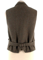 Ralph Lauren Khaki Tweed Alpaca Blend Gilet