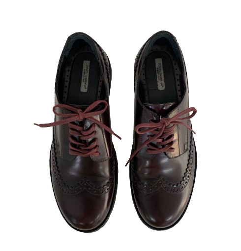 Burgundy Leather Brogues