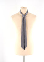 Duchamp Silver Silk Embellished Tie