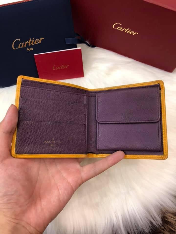 Louis Vuitton Yellow Epi Leather Marco Wallet