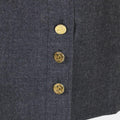 Chanel Boutique Grey Wool Skirt