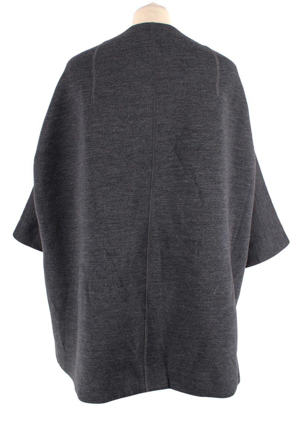 Dior Grey Virgin Wool Blend Double Zip Jacket