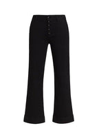 Paige Leenah Black Flared Jeans