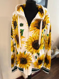 Dolce & Gabbana White Sunflower Hoodie