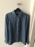 MaxMara Blue silk Vader shirt