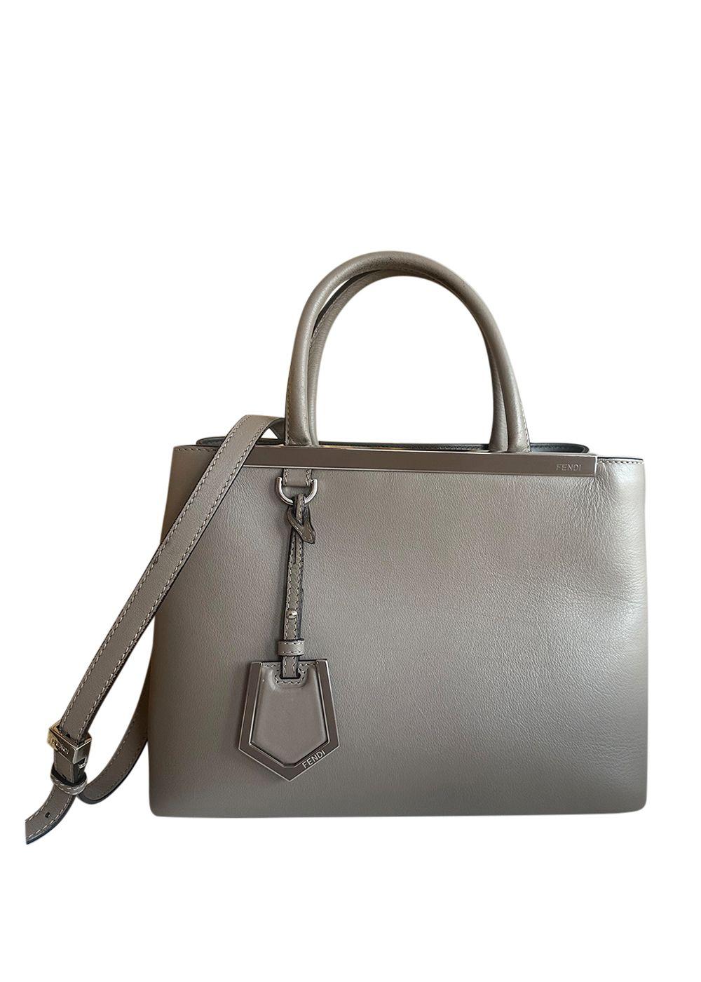 Fendi Grey 2jours Tote Bag