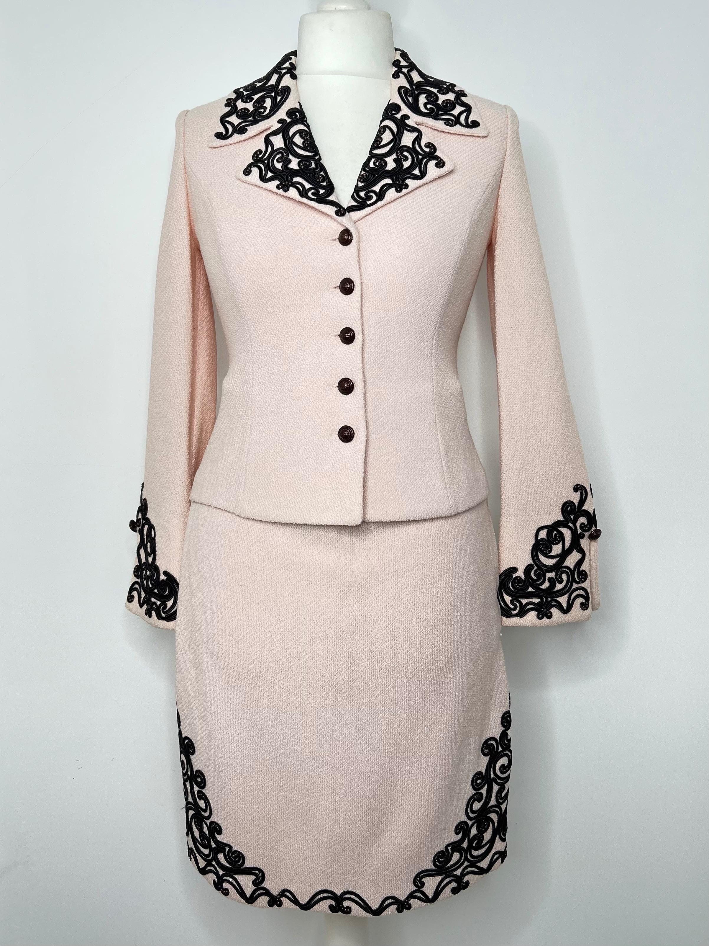 Rose Pink Skirt Suit