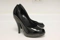 Burberry Patent Leather Mini Stud Platform Pump