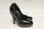 Burberry Patent Leather Mini Stud Platform Pump