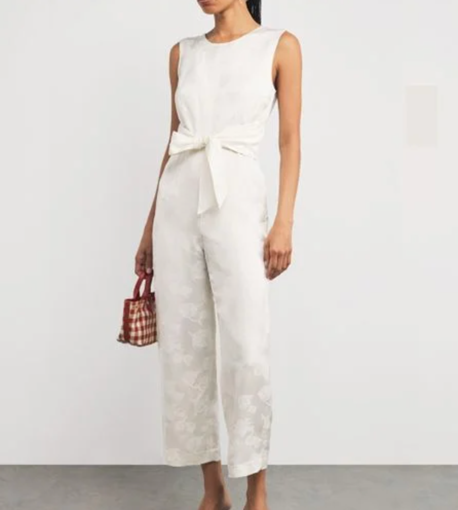 Claudie Pierlot Jacquard Sleeveless Jumpsuit