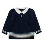 Emile Et Rose Navy Knit Cardigan