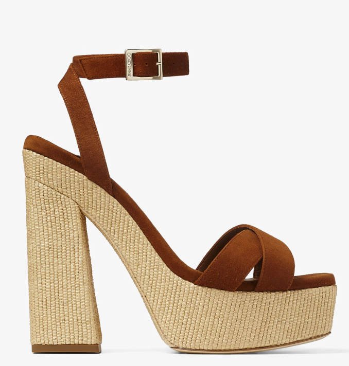 Jimmy Choo Gaia 140 Platform Sandals