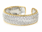 18kt Gold Diamond Cuff Bracelet
