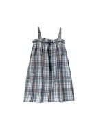 Bonpoint Kids Plaid Drawstring Dress