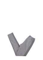 Grey Stretch Knit Slim Fit Trousers