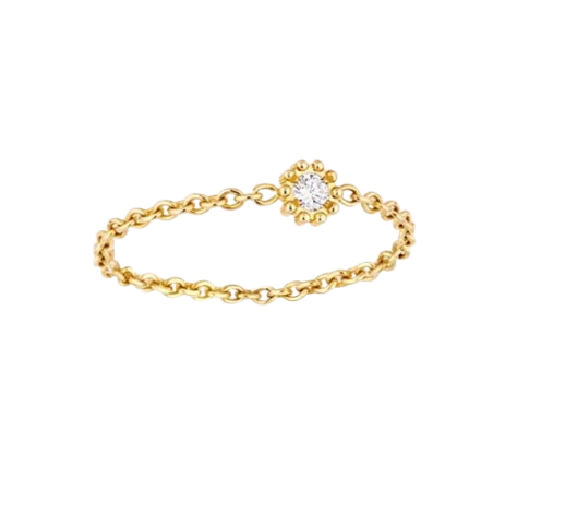 Dior Mimirose Diamond Chain Ring