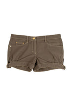 Roberto Cavali Khaki Denim Shorts