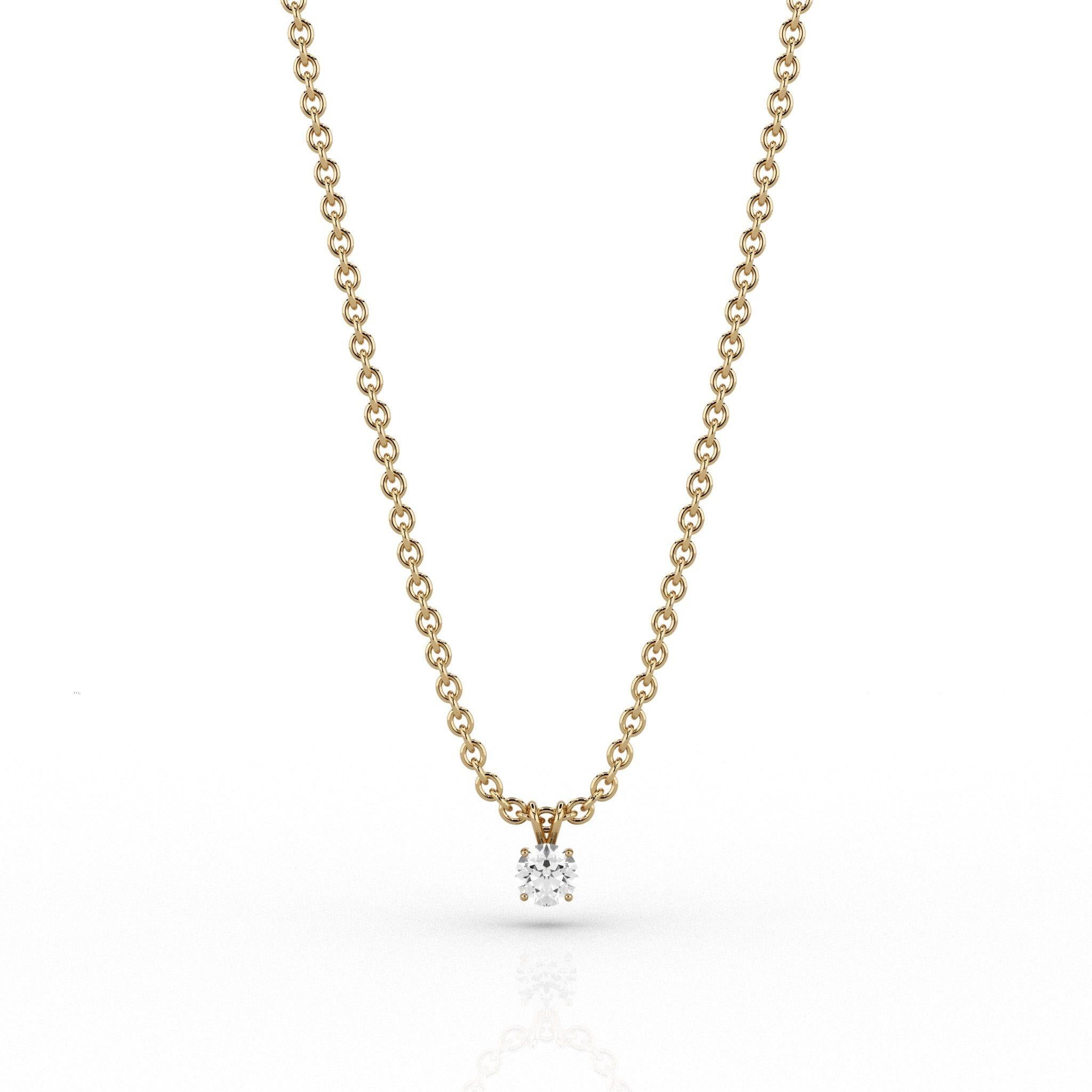 Sky Diamonds Luna 0.13ct Pendant in 9ct Yellow Gold