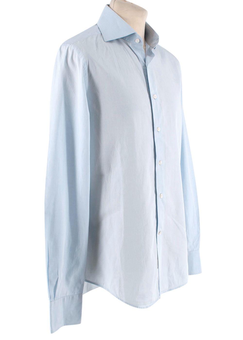 Pale Blue Cotton Shirt