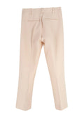 Valentino Cream Tailored Cropped Trousers