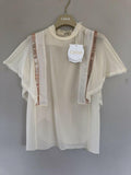 Chloe Crystal-embellished silk-crepe blouse